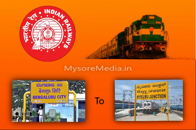 Bangalore To Mysore Train Timings and Price