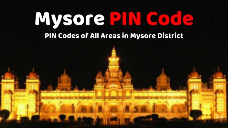 Mysore Pin code